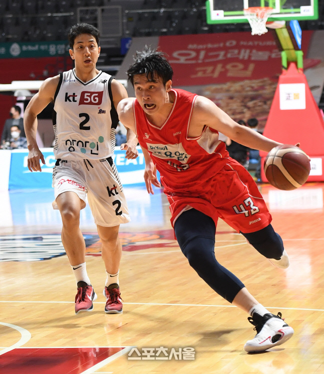 [포토]허훈의 수비 돌파하는 이대성