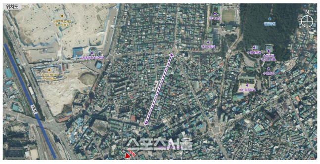 수원시, 고매로 일원 쾌적하고 아름다움 가로수길 조성