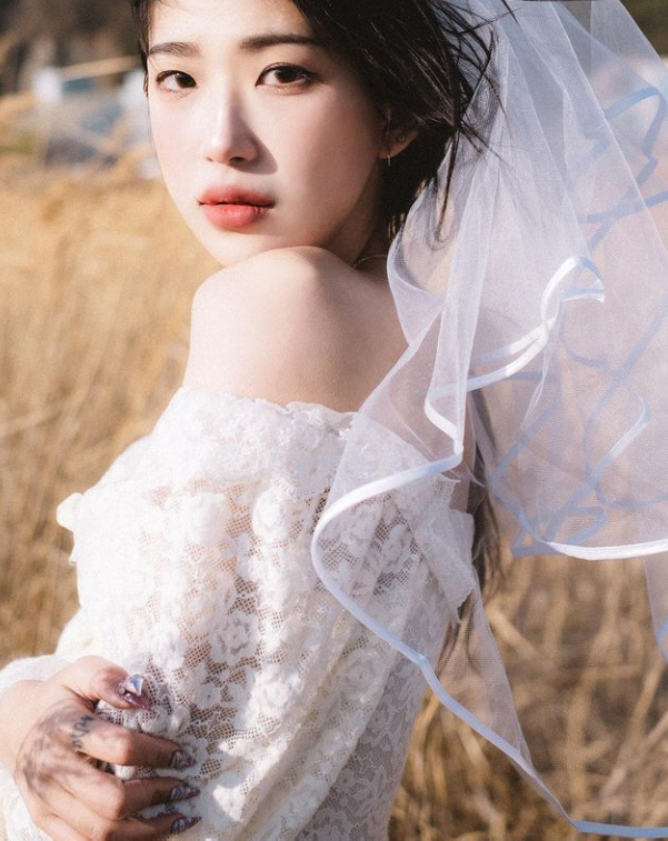 '故최진실 딸' 최준희, 순백의 웨딩드레스 사진 공개[★SNS]