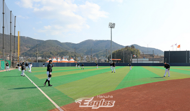 220201_투수조 캐치볼