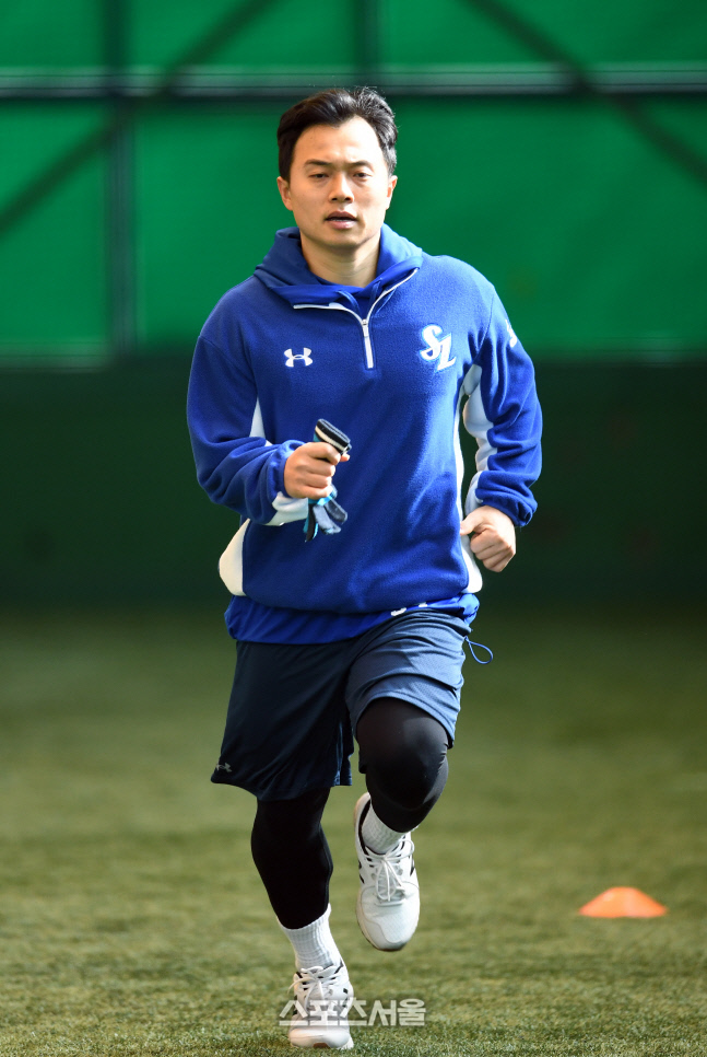 [포토]삼성의 새 주장 김헌곤