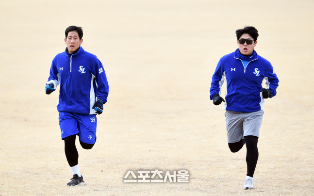 [포토]삼성 이상민-문용익, 질 수 없어!