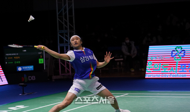 셔틀콕 스타 안세영의 인기만점 팬서비스 보셨나요? [배드민턴 코리아리그]