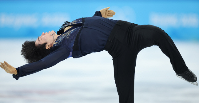 [올림픽] 차준환, 혼신의 스핀