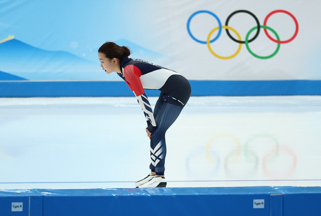 경기 마친 김민선