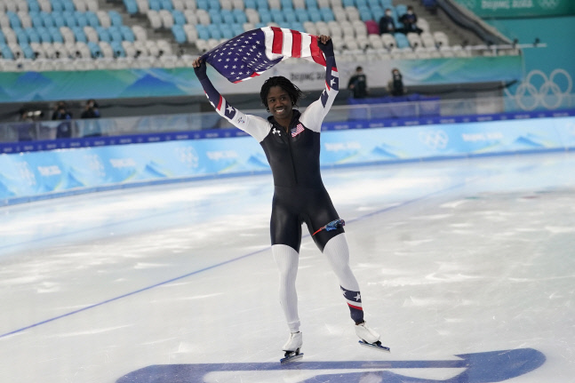 에린 잭슨 여자 500m 1위
