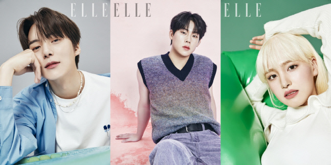 비주얼 맛집 스타쉽 소속 '민혁·주헌&리즈', 화보서 케미 자랑