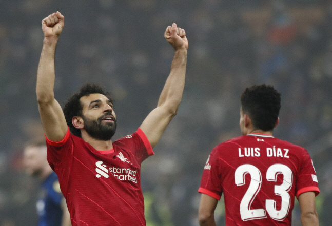 모하메드 살라 환호