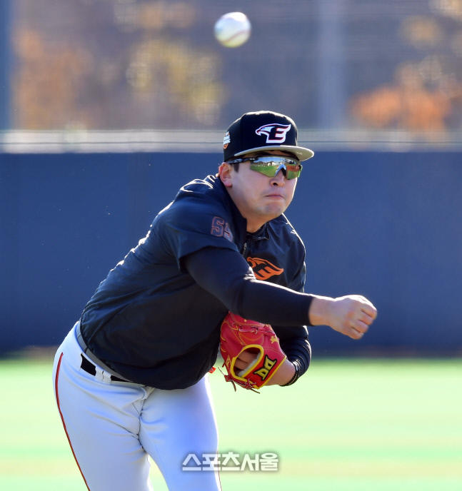 \'혼신의 힘을 다해\'한화 강재민[포토]