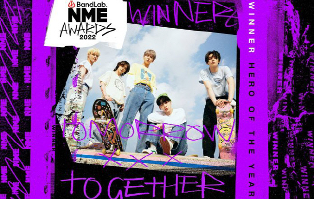 투모로우바이투게더_NME Awards 2022_HERO OF THE YEAR