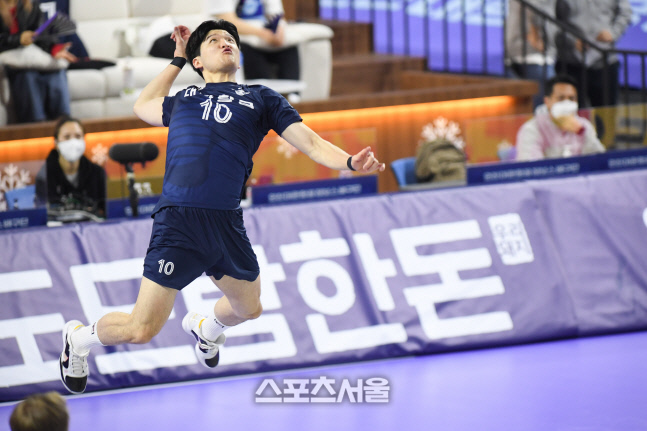 대한항공 정지석 스파이크 서브