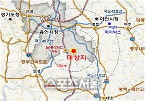 경기도, 용인시 원삼면 전역 토지거래허가구역 재지정