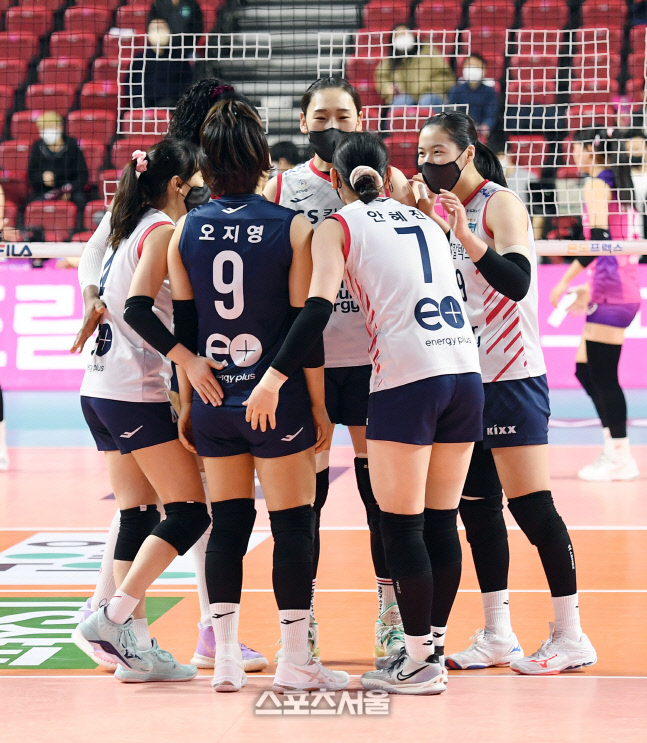 [포토]GS칼텍스, 마지막 승리일 줄은...