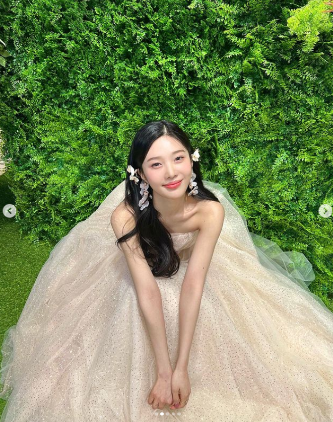 디즈니공주 실사판, 러블리 조이의 완성은 드레스[★SNS] 