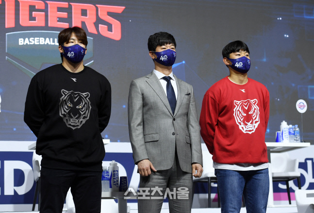[포토]KIA 타이거즈 김종국 감독과 나성범, 김도영