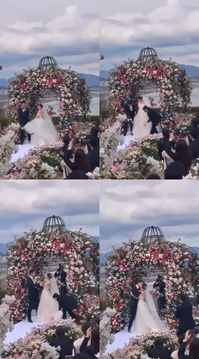 현빈, 신부 손예진 애교댄스에 목덜미 키스... 세기의 결혼식 미공개 영상 화제