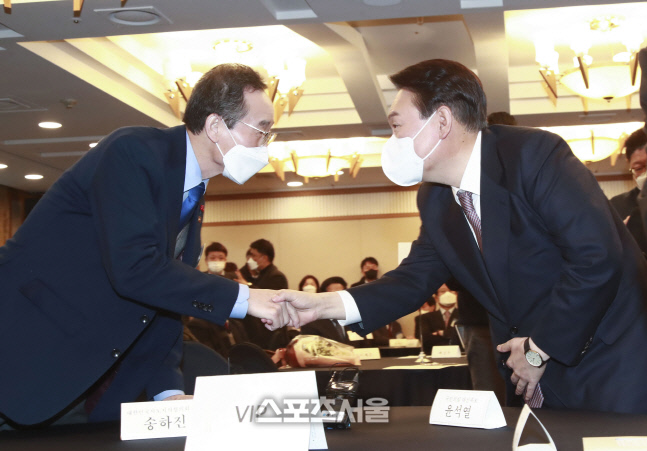 윤석열 대통령 당선인-송하진 전북도지사, 전화통화…지방재정강화 및 균형발전 요청