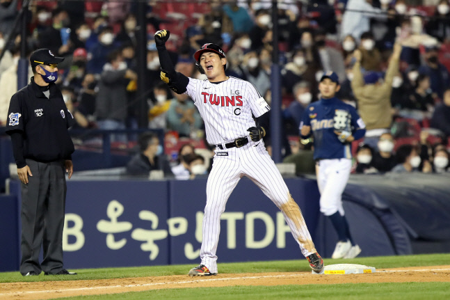 대역전극 펼친 오지환 "팬들 앞에서 이런 경기, 정말 그리웠다"[SS인터뷰]
