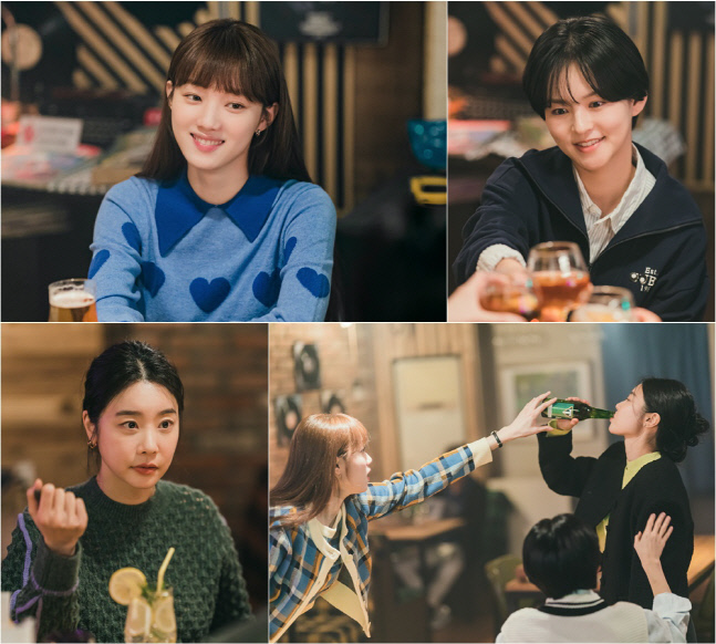 tvN 별똥별_이성경 김윤혜 박소진 절친