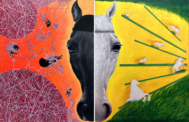 말(馬)이 말(言)을 만나다...말박물관 초대전 두번째 작가 하진경