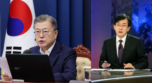 文 대통령, 손석희와 단독 인터뷰…'대담-문재인의 5년' 25~26일 방송