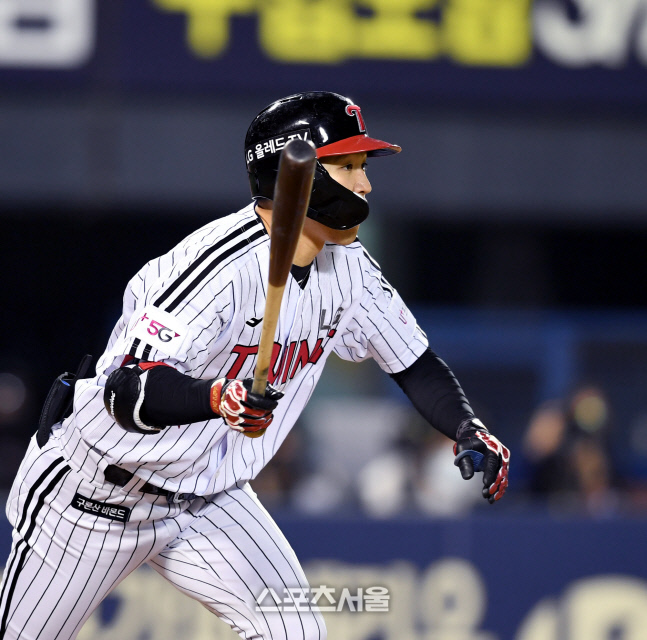 [포토] 박해민 '힘이 모자라'