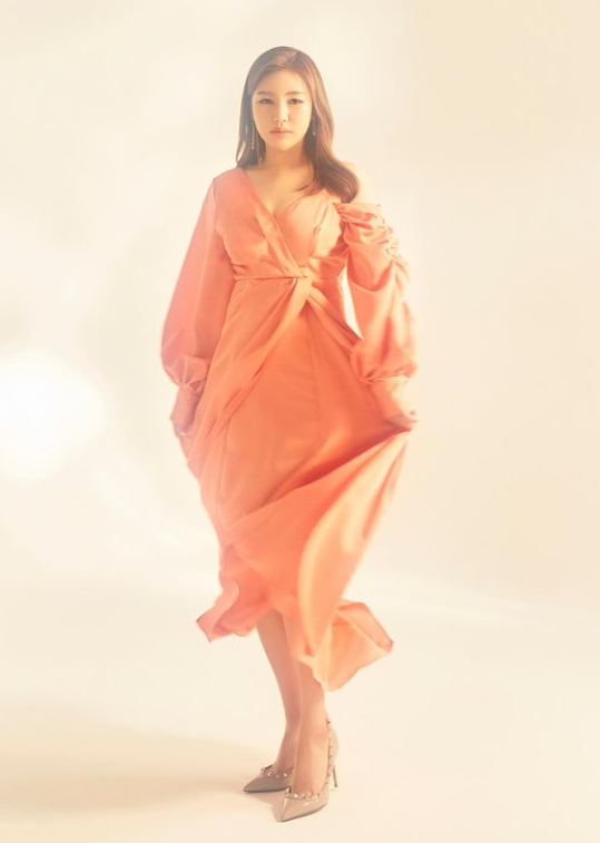 송가인, 드레스 입고 '여신 자태'..넘치는 우아美[★SNS]