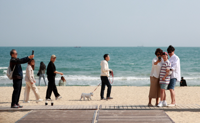 마스크 없는 야외활동