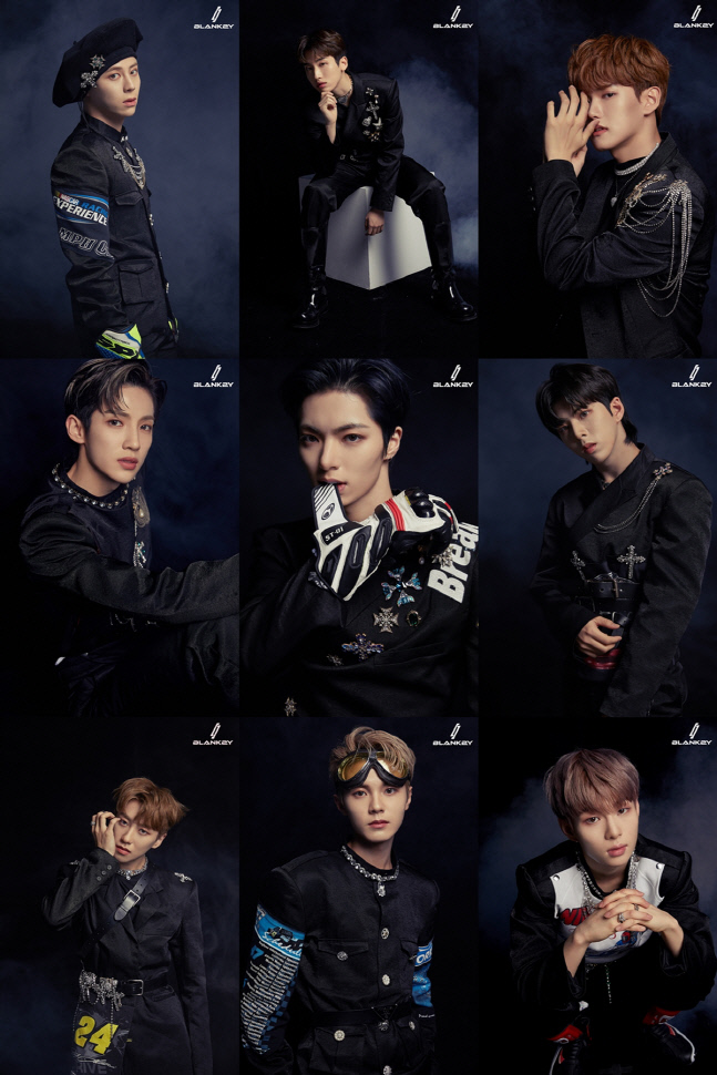 '24일 데뷔' 블랭키, 9人9色 레이서로 변신 '섹시 카리스마'