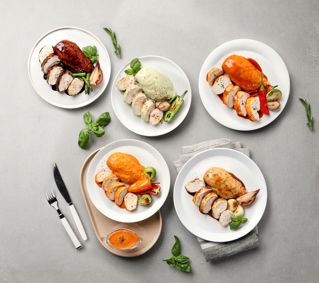 (이미지) 허닭프렌즈X네네치킨 협업 네꼬닭 닭가슴살 5종