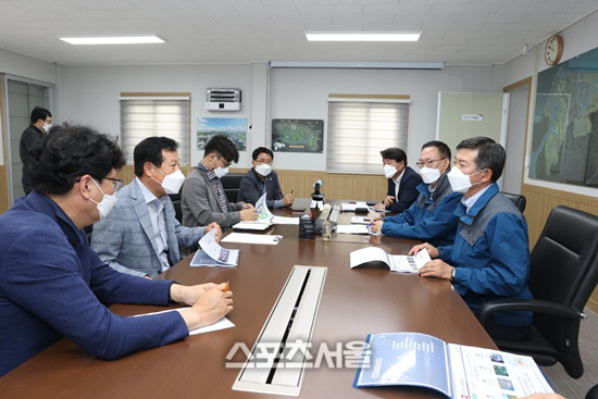 곽준길 해남군수 권한대행, 솔라시도 기업도시 현장 점검