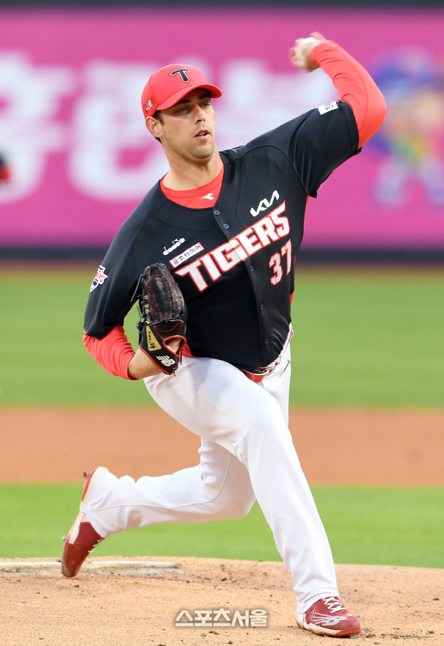 '날벼락' KIA 놀린, 종아리 근육 파열...김종국 "장기 이탈, 고민된다" [SS 대구in]