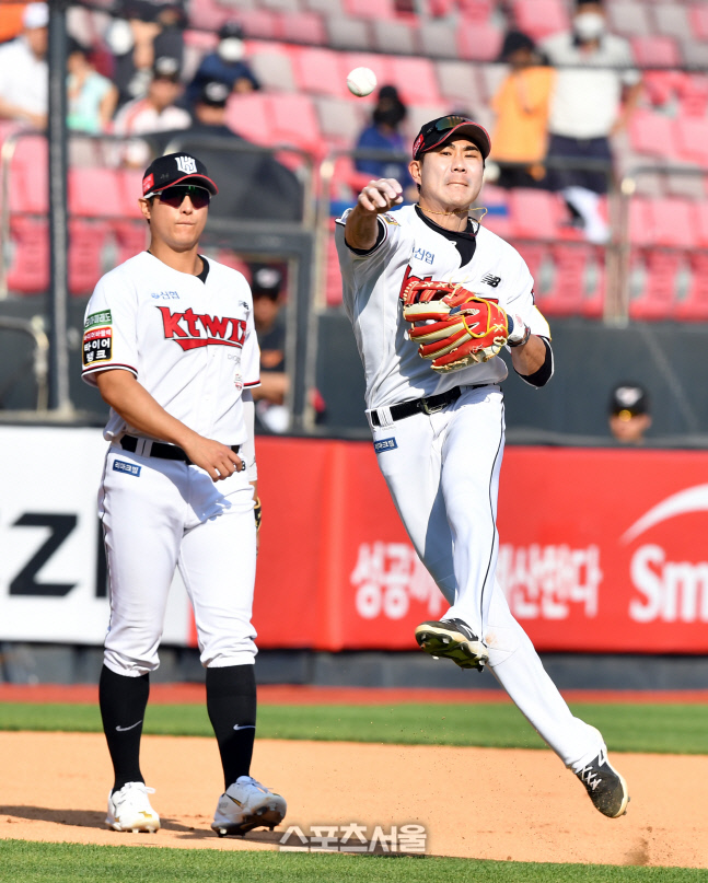 '자세 좋고!' 황재균[포토]