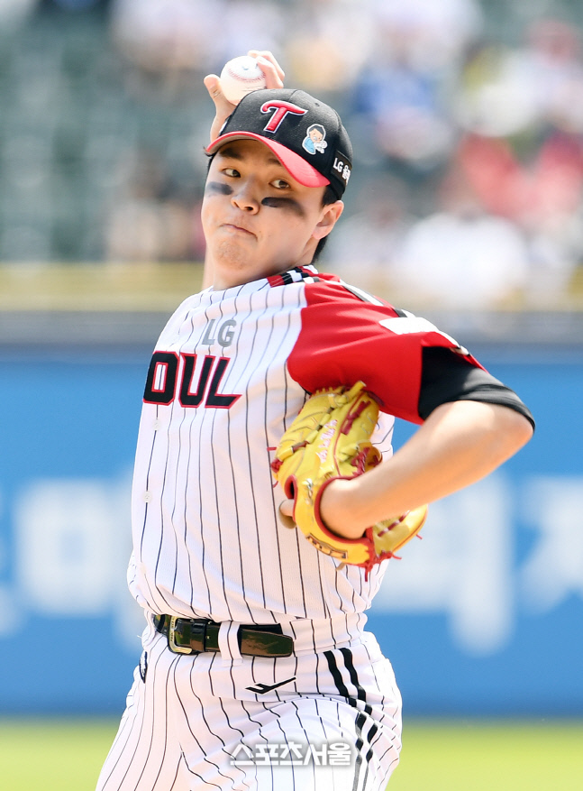 [포토]LG 이민호, 위닝시리즈 가자!