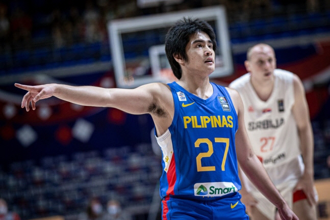 최초 필리핀 선수 가스공사 벨란겔, 다음주 한국과 평가전에서 먼저 선보인다