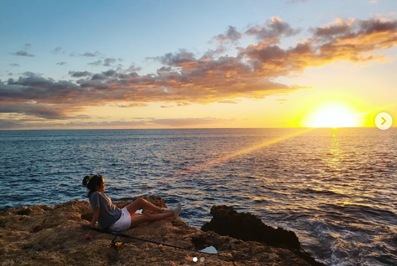 '임신' 중 등단하려나... 전혜빈 ♥남편과 하와이여행 중 터진 감성[★SNS] 