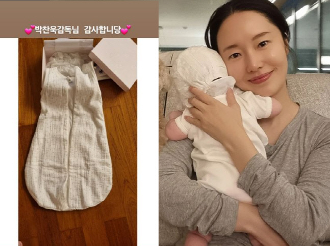 '♥의사' 이정현, 인맥 이 정도였나..박찬욱→연상호 감독 출산 선물에 감동