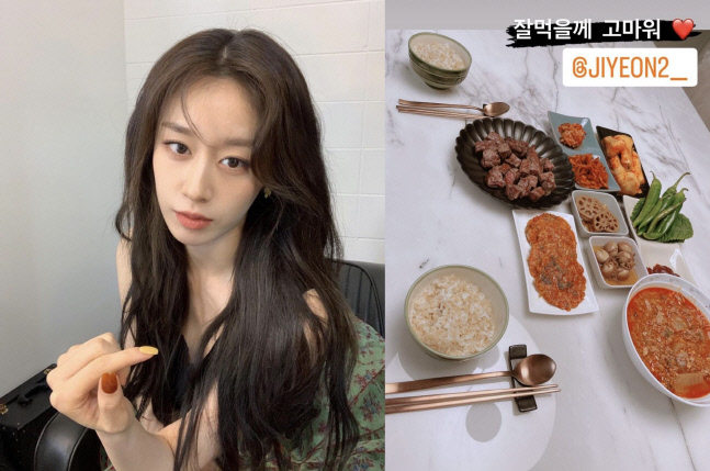 황재균, '♥지연' 밥상 내조 자랑…결혼 전부터 달달한 신혼 분위기[★SNS]