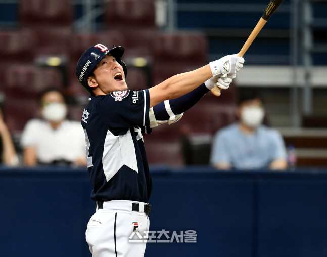 [포토] 김재호 \'거기가 아니야\'