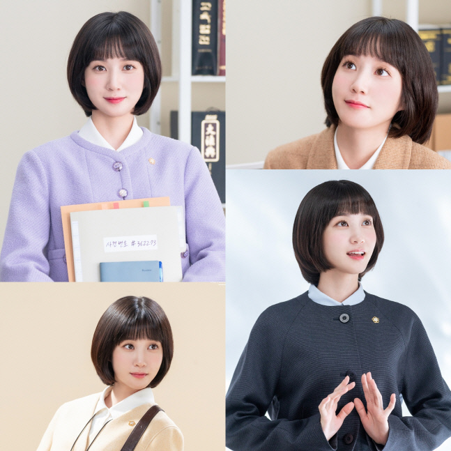 박은빈, 이보다 사랑스러울 순 없다…'이상한 변호사 우영우' 포스터 비하인드 컷 공개