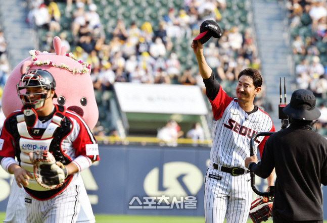 '정든 잠실그라운드를 떠나며' 은퇴식 박용택[포토]