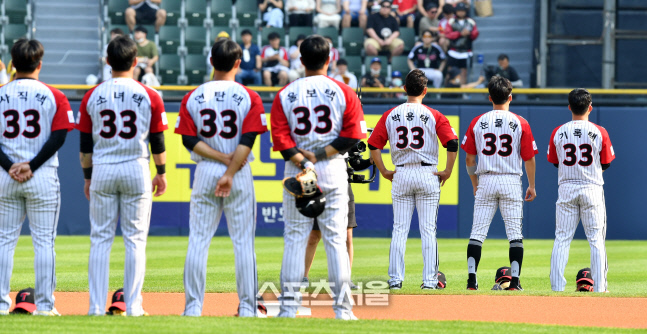 2년만에 열린 박용택 은퇴식,진짜 박용택은?[포토]