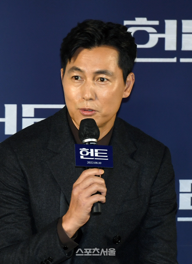 [포토]'헌트' 출연 소감 밝히는 정우성