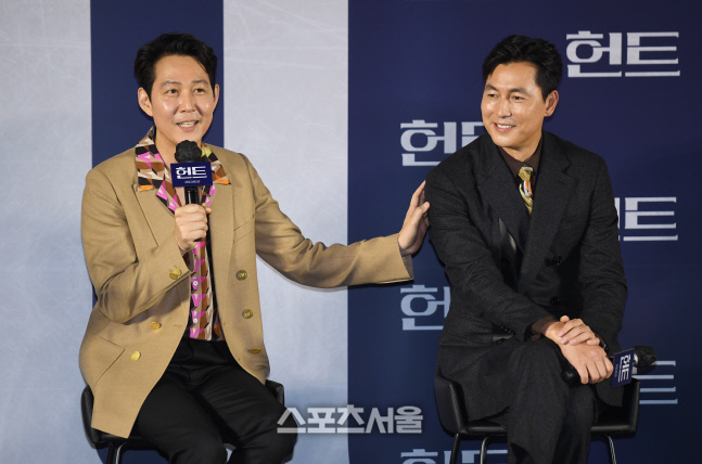 [포토]'헌트'의 이정재-정우성, 화기애애