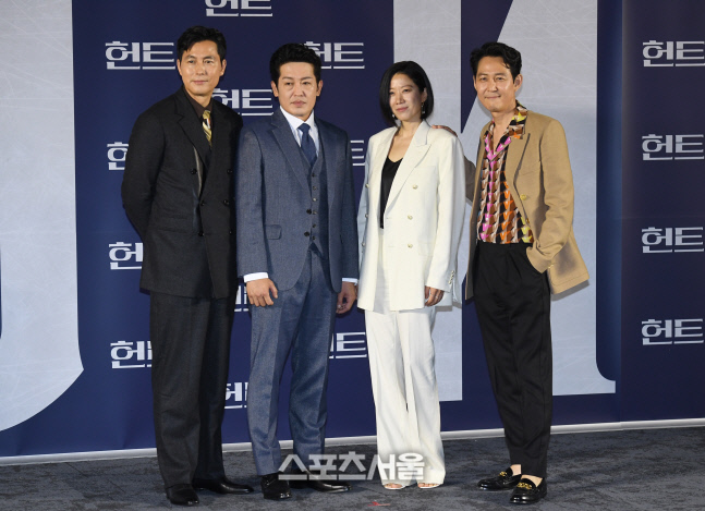 [포토]'헌트' 제작보고회, 정우성-허성태-전혜진-이정재