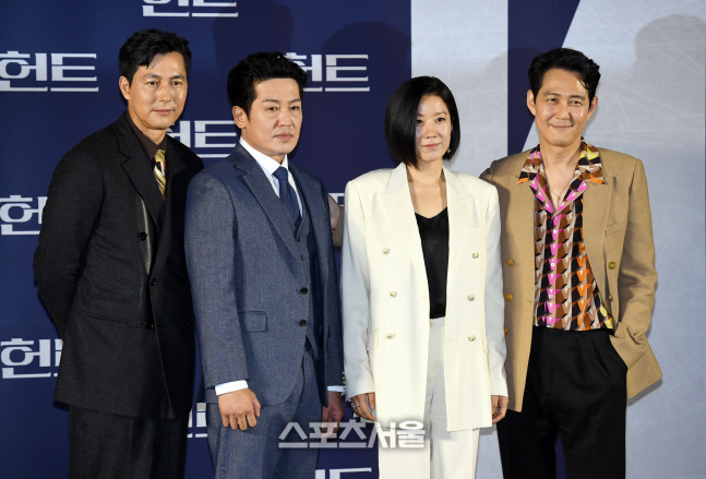 [포토]정우성-허성태-전혜진-이정재, '헌트'로 함께!