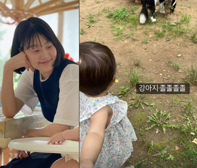 '검사♥' 한지혜, 멱살 잡는 딸에 새벽 6시 기상..여배우의 리얼 육아[★SNS]