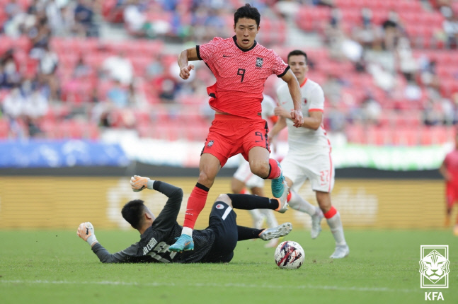 조규성 선발 출격, 엄원상-나상호가 화력 지원[한일전]