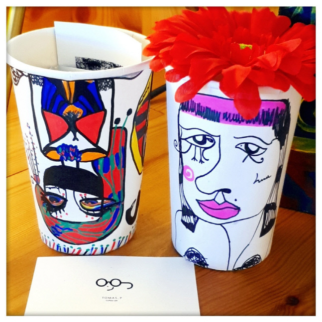 디지틀과 아나로그를 넘나드는 화가 김한나, '마이 러브 이집트'로 팬들을 매료시킨다! [포토]