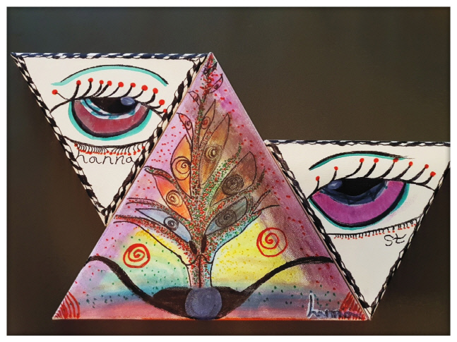 이집트를 새롭게 해석한 김한나, 전시회 '마이 러브 이집트' 가져 [포토]